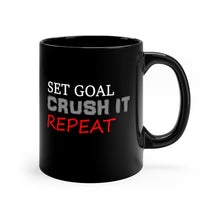 Load image into Gallery viewer, Set Goal - Black Mug 11oz